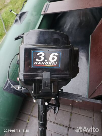 Надувная лодка пвх бу с мотором