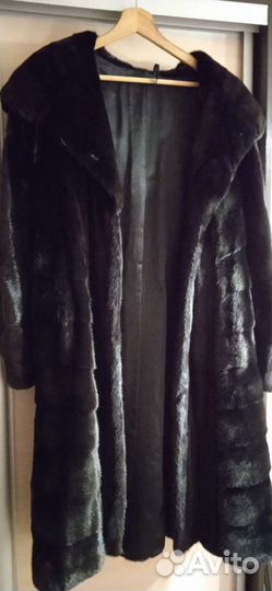 Шуба норковая с капюшоном (торг)
