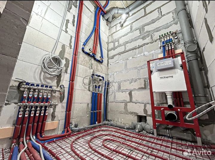 Сантехник Отопление Водоснабжение Тёплый пол