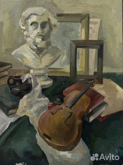 Натюрморт маслом этюд