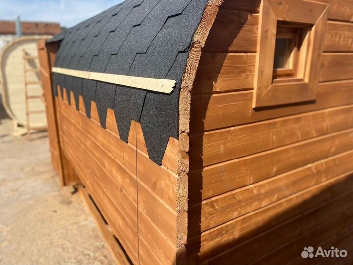 Баня-бочка квадро с доставкой