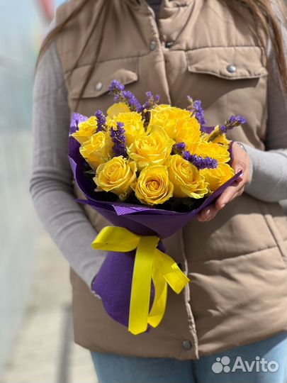 Букеты из розочек