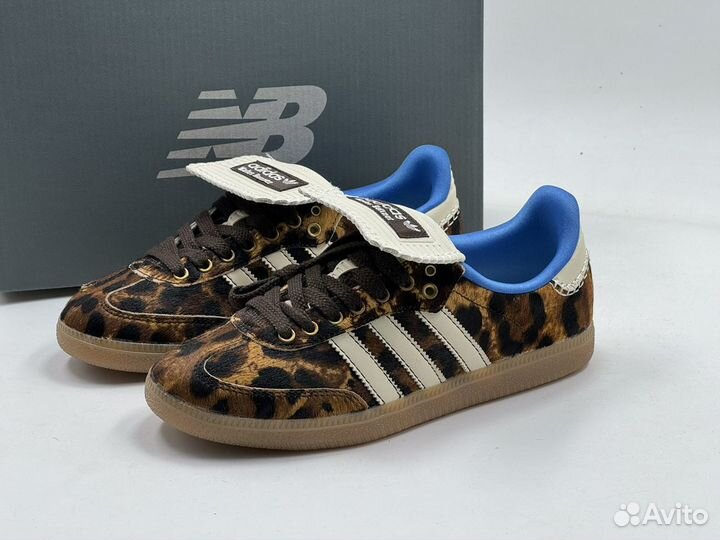 Adidas X wales bonner samba pony LEO brown