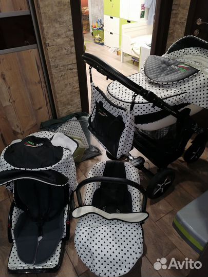 Коляска 3 в 1 Verdi Pepe Eco