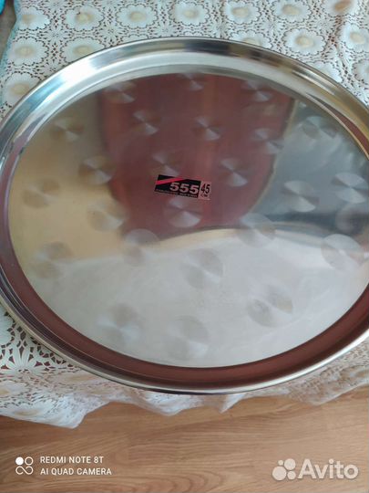 Подносы металлические