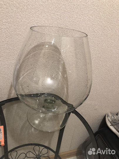 Большая ваза бокал (аквариум )