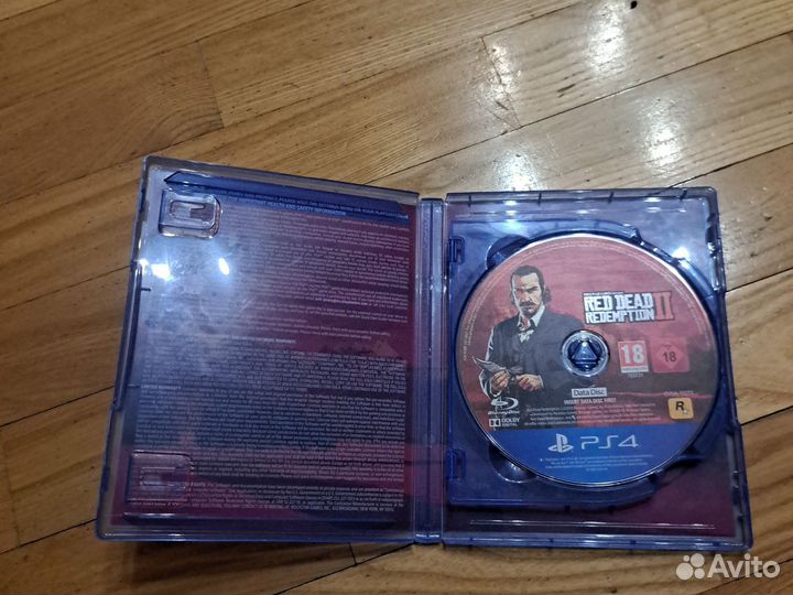 Диски на ps4 red dead redemption 2