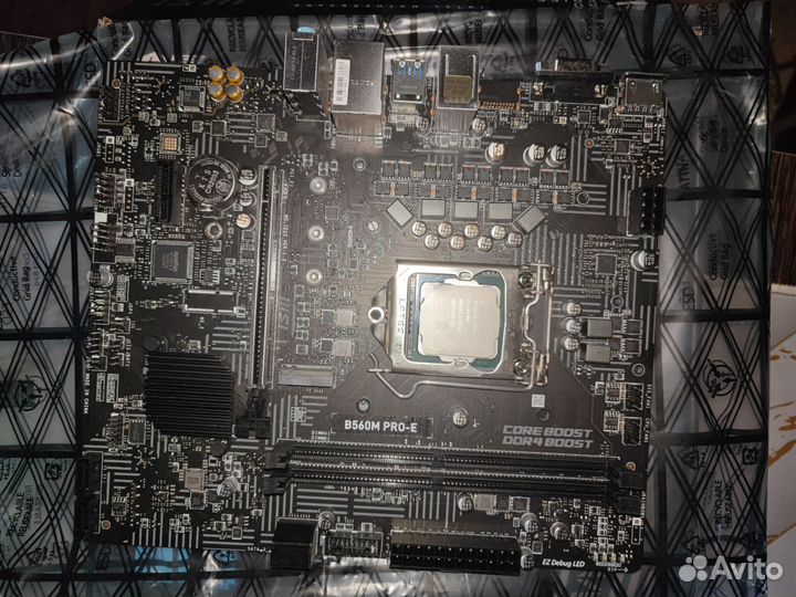 Материнская плата MSI B560M PRO-E + i5 10400f