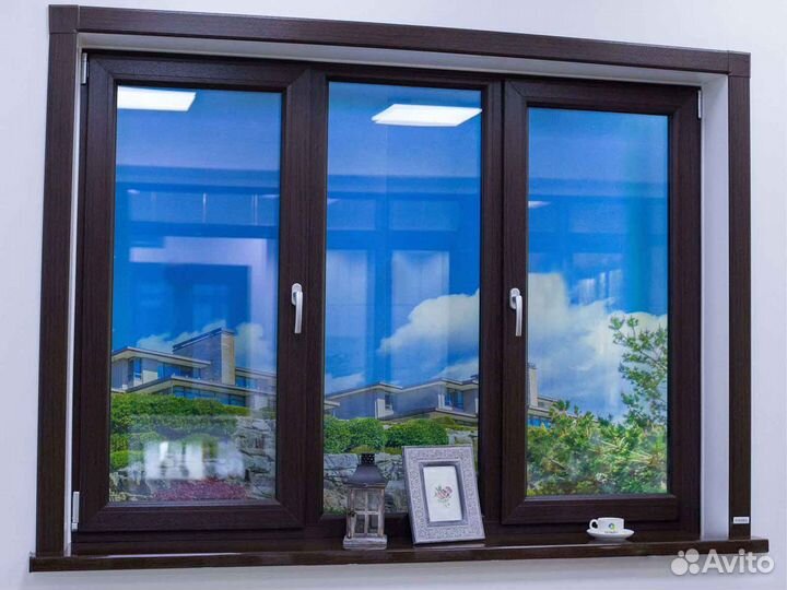 Ремонт окон, стеклопакет Эконом RAL88011