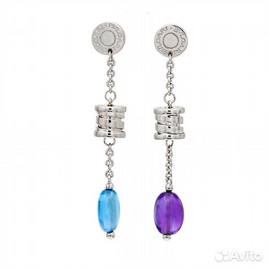 B.Zero1 White Gold Multi-Gemstone Earrings