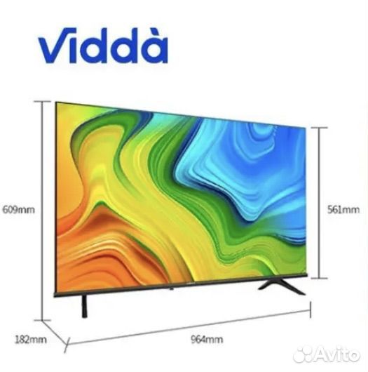 Hisense Vidda R43 43V1F-R Full HD Ультратонкий