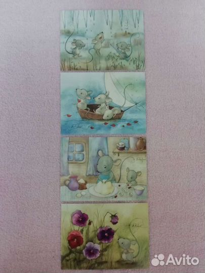 Открытки. Необыкновенные котики и собаки