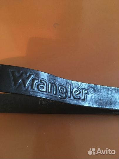 Мужской кожаный ремень Wrangler винтаж