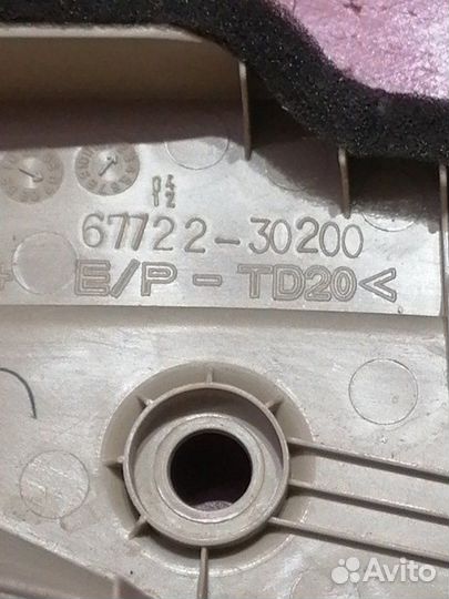 Облицовка двери задняя левая Lexus Gs S190