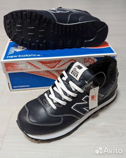 Зимние мужские кроссовки New Balance с мехом