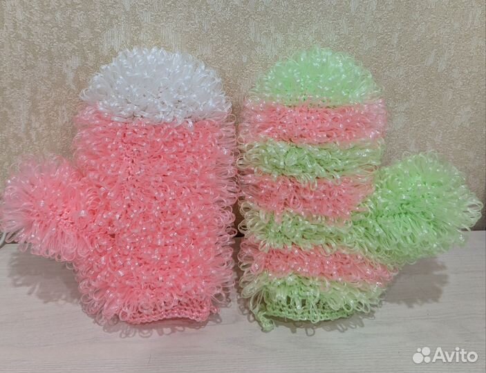 Мочалка ручной работы