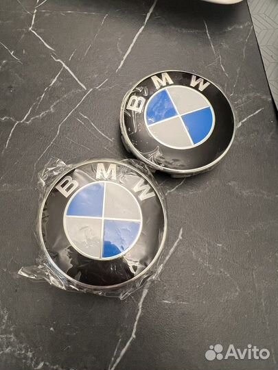 Колпачки заглушки на литые диски BMW
