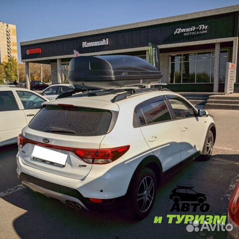 Автобокс багажник Koffer A-430 на Kia Rio X-line