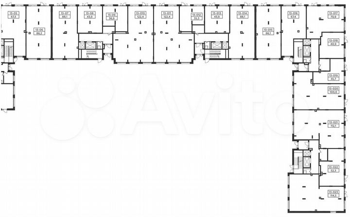 Аренда, торговое помещение, площадь 43.9 кв.м