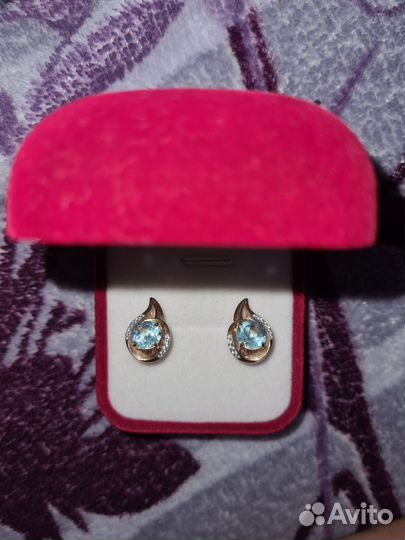 Золотые серьги