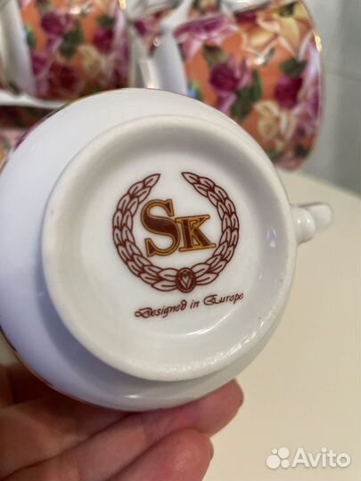 Набор Чашки с блюдцами 6 шт