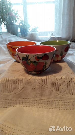 Набор салатников из 3 шт. Керамика