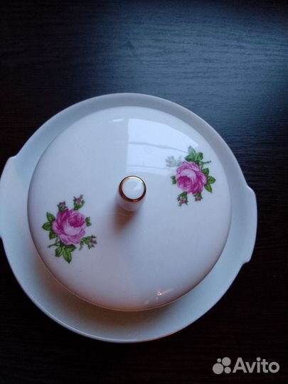 Посуда фарфоровая kahla масленка, пепельницы