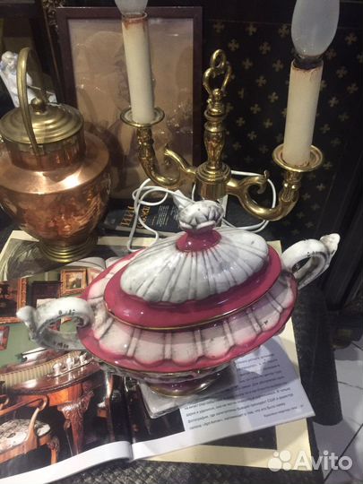 Ваза фарфор антик италия