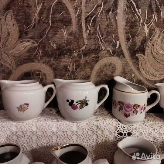 Молочник сливочник фарфор СССР