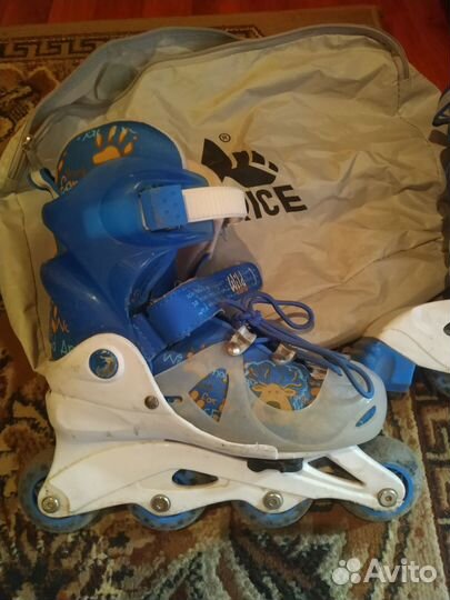 Роликовые коньки детские раздвижные 30-33