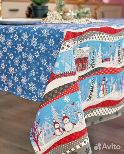 Скатерть новогодняя