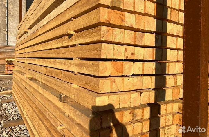 Брус обрезной 200х200х6000мм 1 сорт ГОСТ