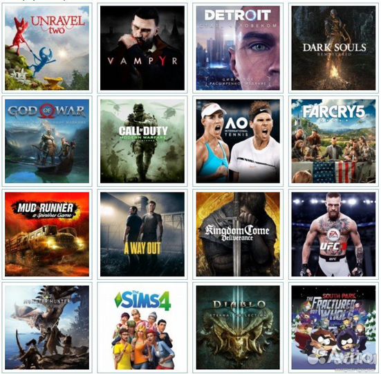 Игры на ps4/ps5