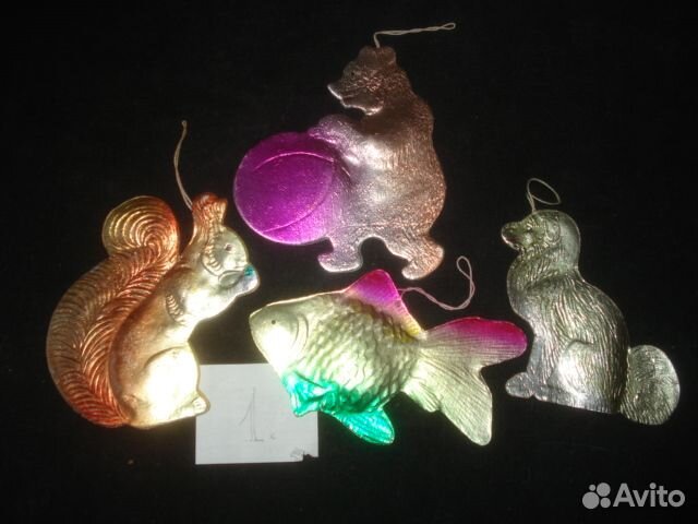 Ёлочные украшения 14шт. и др. СССР (см. описание)