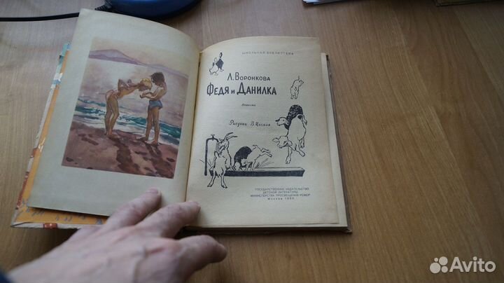 Воронкова Л. Федя и Данилка. Повесть. Рисунки В.Ци