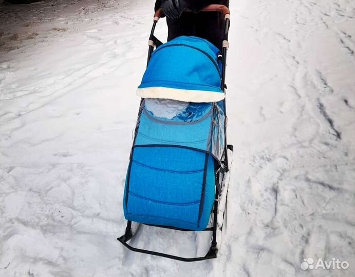 Коляска санки