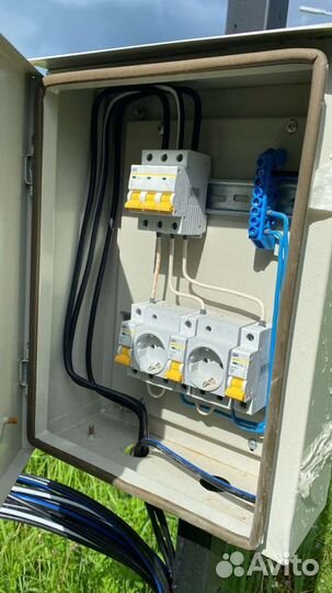 Электромонтаж любой сложности, уличная электрика