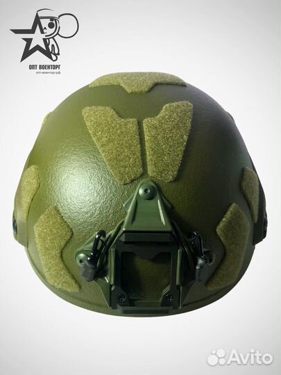 Баллистический боевой шлем полуухий бр1+ Кевлар