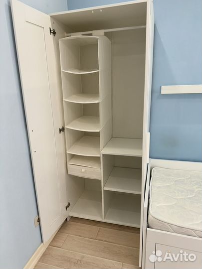 Шкаф IKEA белый детский