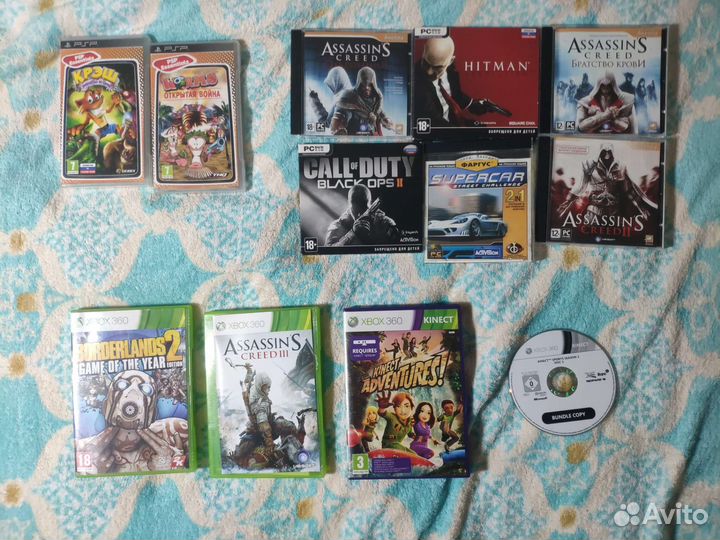 Игры на psp, xbox 360 и пк