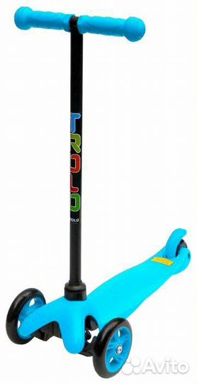 Самокат кикборд Trolo Mini голубой