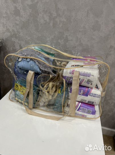 Сумка в роддом готовая бу