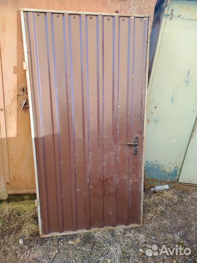 Ворота с калиткой распашные бу