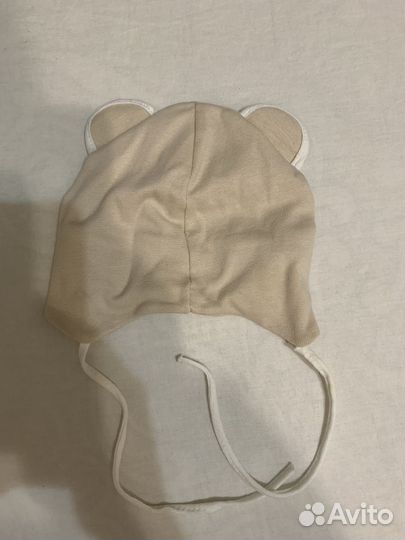 Шапка детская тоненькая 0-4 месяца