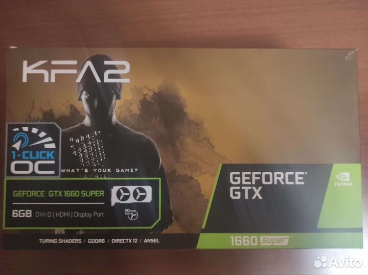 Видеокарта GeForce GTX 1660 super 6 гб