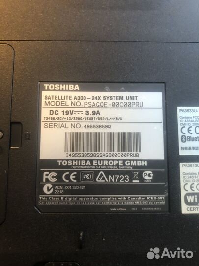 Toshiba satellite