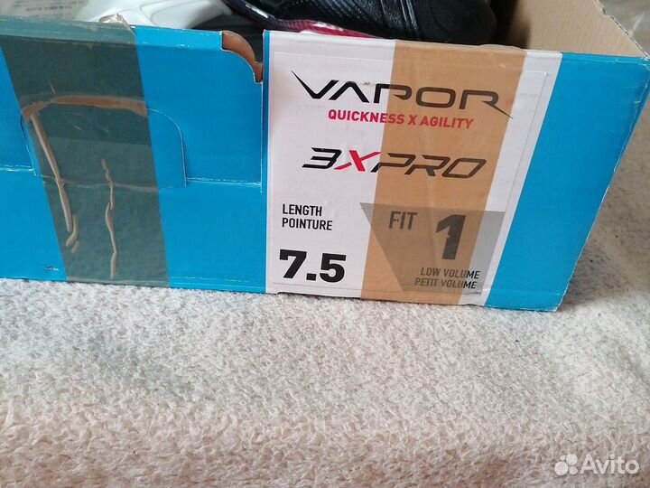 Хоккейные коньки bauer vapor 3x pro 7,5