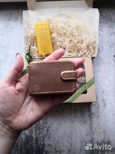 Мыло ручной работы Портмоне + Золото