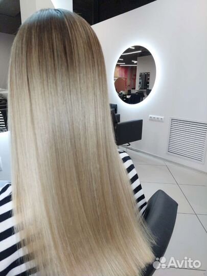 Кератиновое выпрямление/Ботокс Волос/Полировка