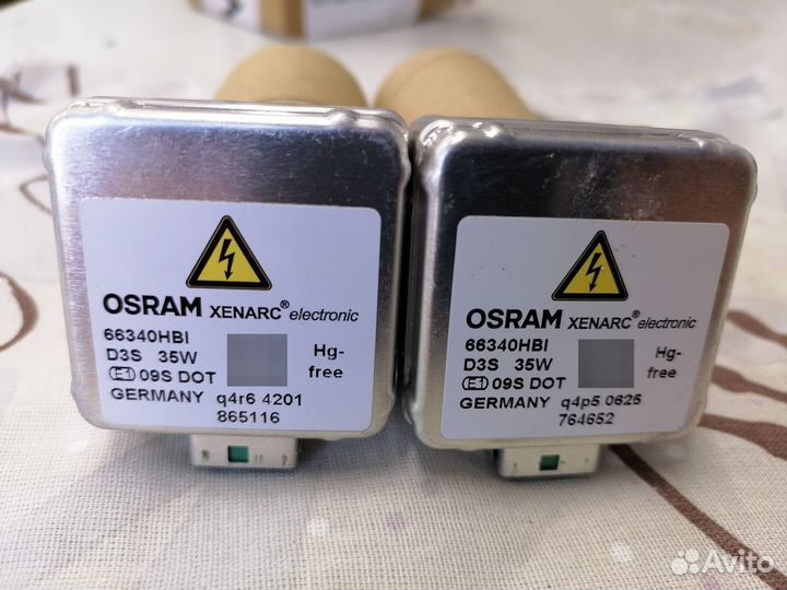 Ксеноновые лампы d3s osram 2шт